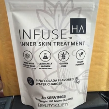 Beauty Society-INFUSE HA Inner Skin Treatment Pina Colada, NEW FREE-SHIP