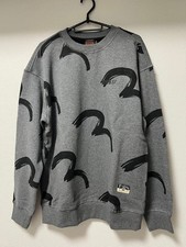 Ensemble sweat à capuche et jogger motif abstrait Evisu gris comme neuf rare