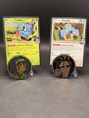 Larry's Komala and Erika's Tangela Ascended Heroe's Promos plus Coins!