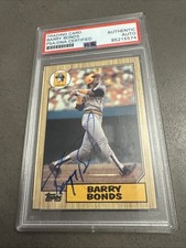 1987 Topps Barry Bonds Autograph Rookie RC Card #320 Pirates Giant VERY RARE. rookie card picture
