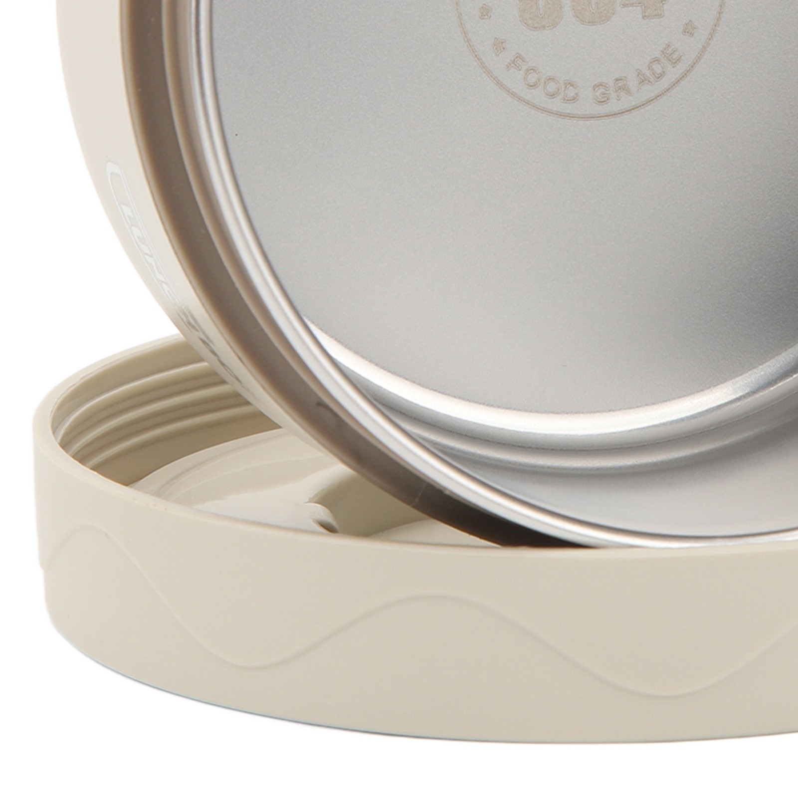 Thermal Cooking Pot 420ml 304 Stainless Steel Double Layer Round Shape Thermal