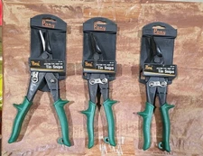Lot Of 3 Aviation Type, Right Cut Tin Snips