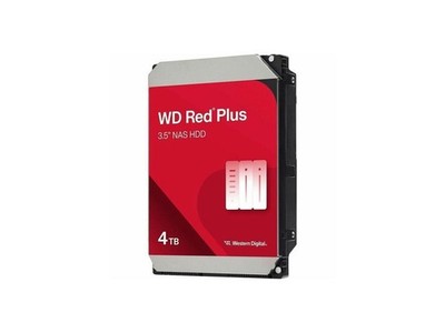 Western Digital Red Plus 4TB 3.5'' 5400rpm SATA Internal Hard Disk Drive WD40EFZZ