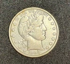 1908-P Barber Silver Half Dollar VF++ Low Mintage Key Date Philadelphia Mint