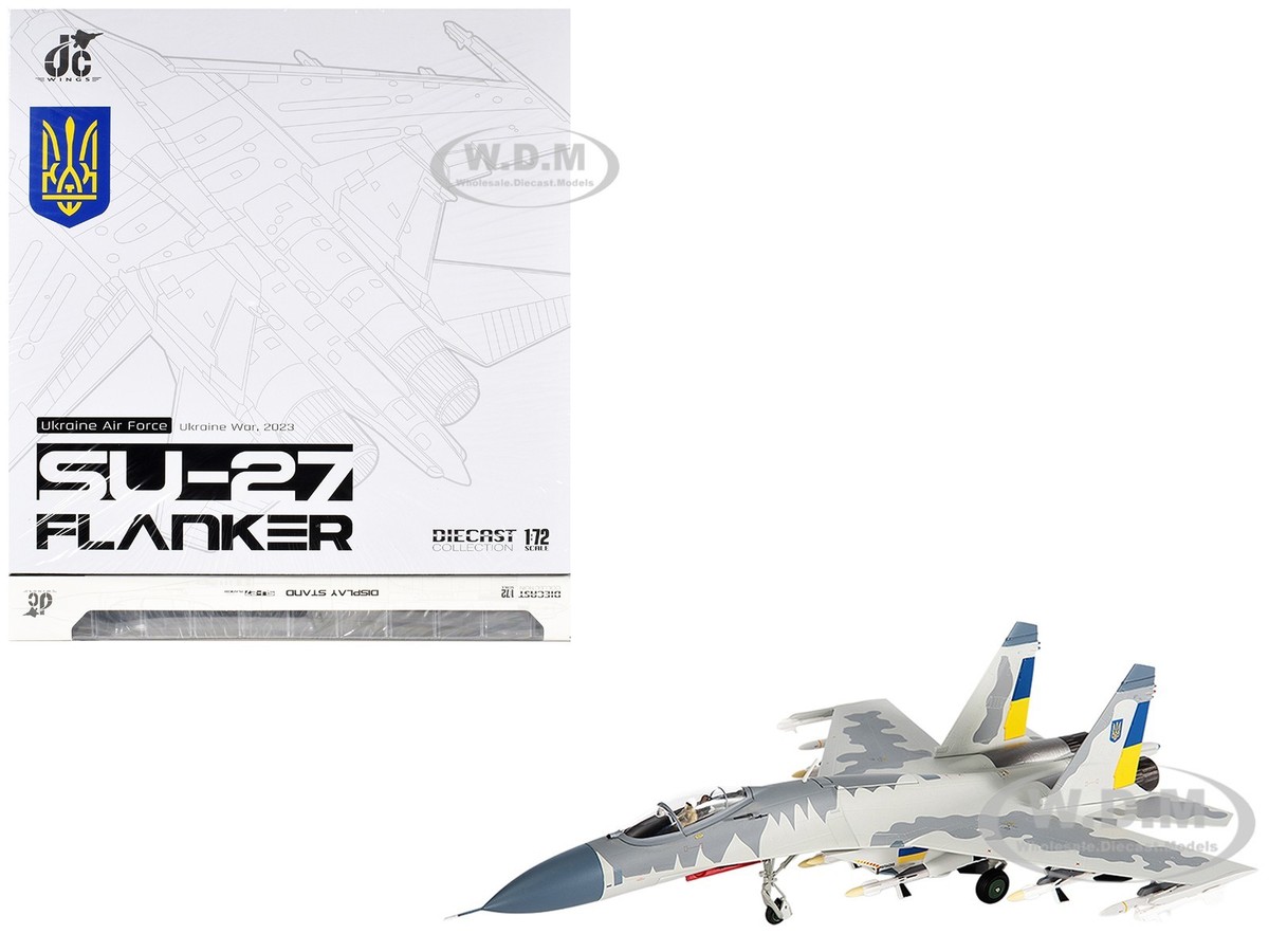 SUKHOI SU-27 FLANKER AIRCRAFT UKRAINE WAR (2023) 1/72 JC WINGS JCW