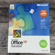 Microsoft Office XP Standard Academic Edition Version 2002 X06-19973 CD Software
