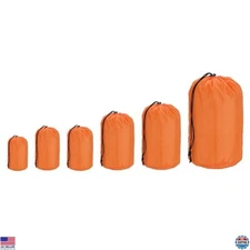 PATIKIL Waterproof Stuff Sack Set - 6 Sizes for Camping, Hiking, Backpacking