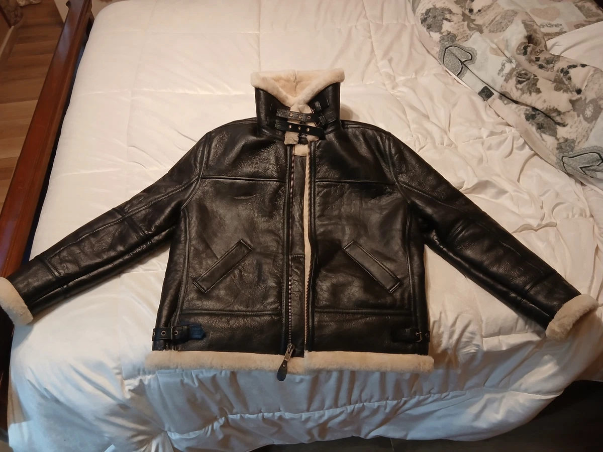 Giacca Moto Uomo In Finta Pelle Marrone Chiaro – Antivento, Tasca Interna, Polsini Regolabili, Taglia M