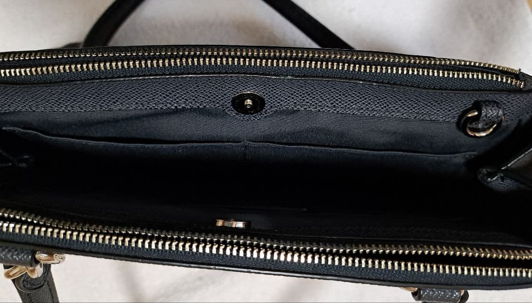 COACH handbag patchwork diamond pattern 30a - image 11