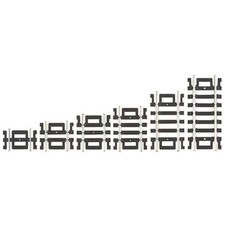 HO Code 100 Straight Snap Track Assortment