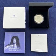 2023 CHARLES II BRITISH MONARCHS SILVER PROOF 1oz COIN ROYAL MINT BRAND NEW 3C7