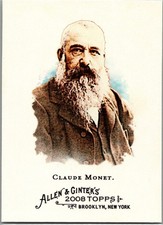 2008 Topps Allen & Ginter Claude Monet #176 World's Champions Painter