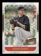 2021 Donruss #HI12 Shane Bieber Highlights Rapture Cleveland Indians