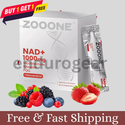 1 ~ 3 x mélange de boissons ZOONE NR1000 -NAD + saveur de baies pour