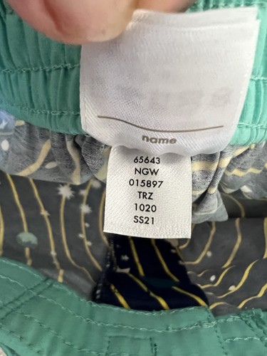 New Hanna Andersson Space Theme Board Shorts Bathing Suit Boy's Size 120 6-7 - Picture 5 of 5