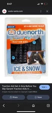 DUENORTH All Purpose Traction Aids For Ice & Snow Over Shoe/Boot Size MEDIUM NEW