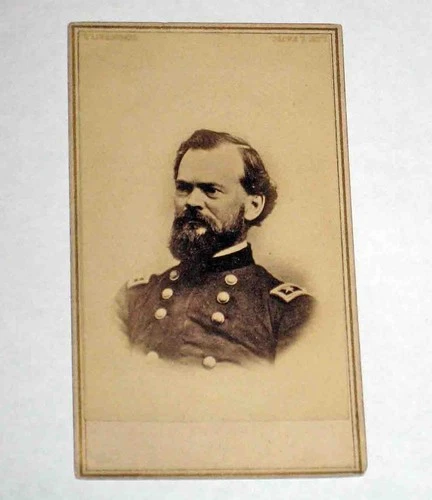 c1864-65 Civil War CDV PHOTOGRAPH of GEN'L JAMES B. McPHEARSON Killed at ATLANTA