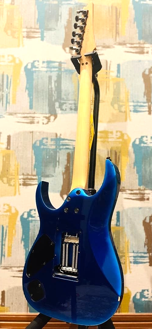 Ibanez RGR580 Metallic Blue Reverse Head Fujigen Vintage Guitar