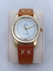 Vintage Omega Seamaster Bumper Auto Solid Gold Capped & S. Steel Men's Watch