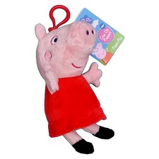 Peppa Pig Clip On Pushchair Plush Soft Toy Finger Puppet 15cm Age 10 Mths Up