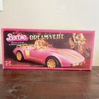 Vintage Barbie Dream Vette Car NOS Unassembled Mattel Pink Convertible