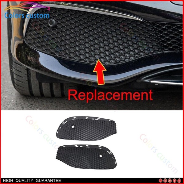 Front Lower Left Right Grille Cover Fit For Mercedes-Benz W213 Luxury E300 E400