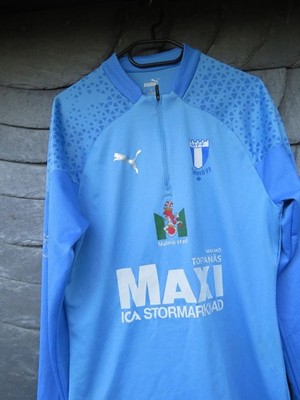 Malmö FF Trainingsjacke/Oberteil Original Gr.M Puma mit Sponsoren