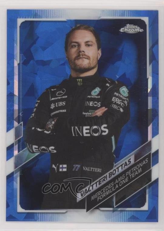 2021 Topps Chrome Sapphire Edition Formula 1 F1 Racers Valtteri Bottas #2 g1z