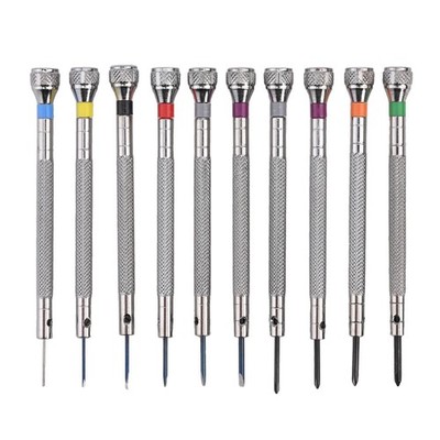 Watch Repair Tool Schraubendreher Bit Präzision Uhrmacher 0.6-2.0mm 1Set