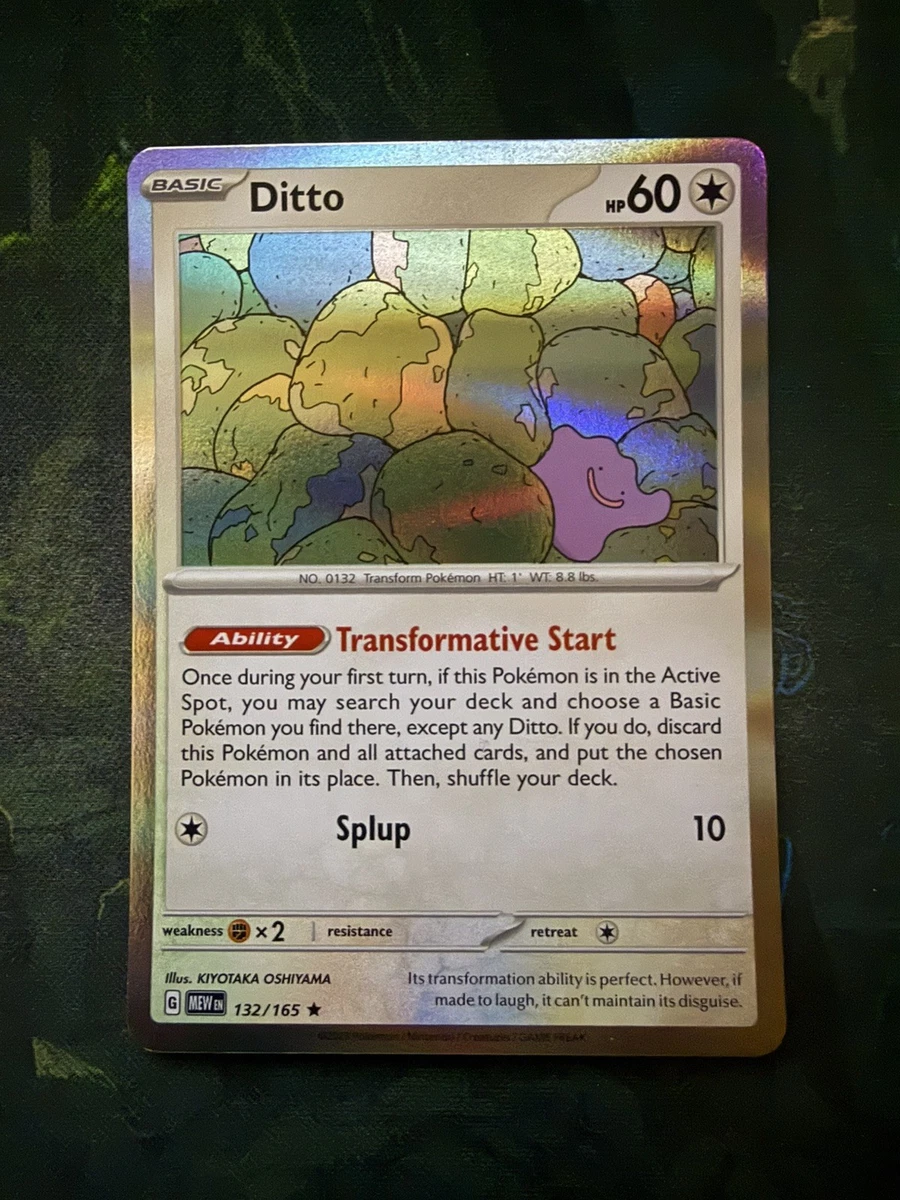 Ditto 132/165 Sv: Scarlet & Violet 151 for sale | eBay