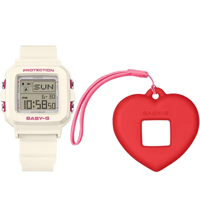 BABY-G+PLUS BGD-10KH-7JR Casio Reloj para mujer con encanto en forma de coraz... - Imagen 1 de 4