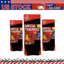 9 PACK Men's Winter Heavy Duty Heated Thermal Warm Insulated Socks Size 10-13