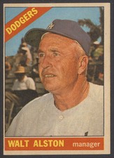 1966 TOPPS VENEZUELAN VENEZUELA #116 WALTER ALSTON LOS ANGELES DODGERS HOF