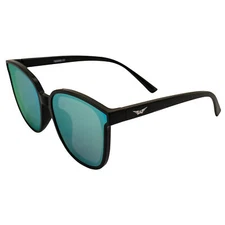 Global Vision Eyewear Athena Fashion Sunglasses for Women Black Frame w/Yellow