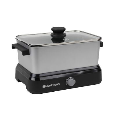 87905 Slow Cooker Large Capacity Nonstick Vessel With Variable Temperature Contr