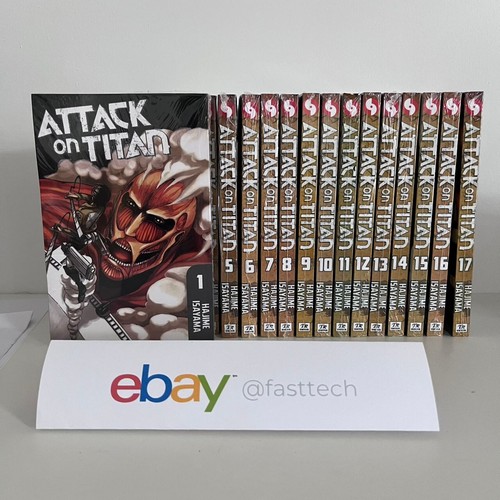 ATTACK ON TITAN Vol 1-34 | English Manga by Hajime Isayama - Choose your SET