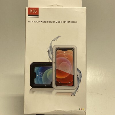 B36 Shower Phone Holder Waterproof, Bathroom Phone Case, Wall