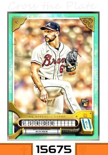 2022 TOPPS GYPSY QUEEN TURQUOISE/AQUA ROOKIE SPENCER STRIDER BRAVES 072/199 #44