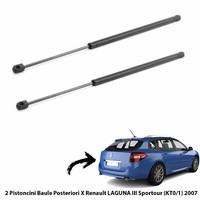 2 Gasfedern Kolben HeckträGer GepäCk X FüR Renault Laguna III Sw 07