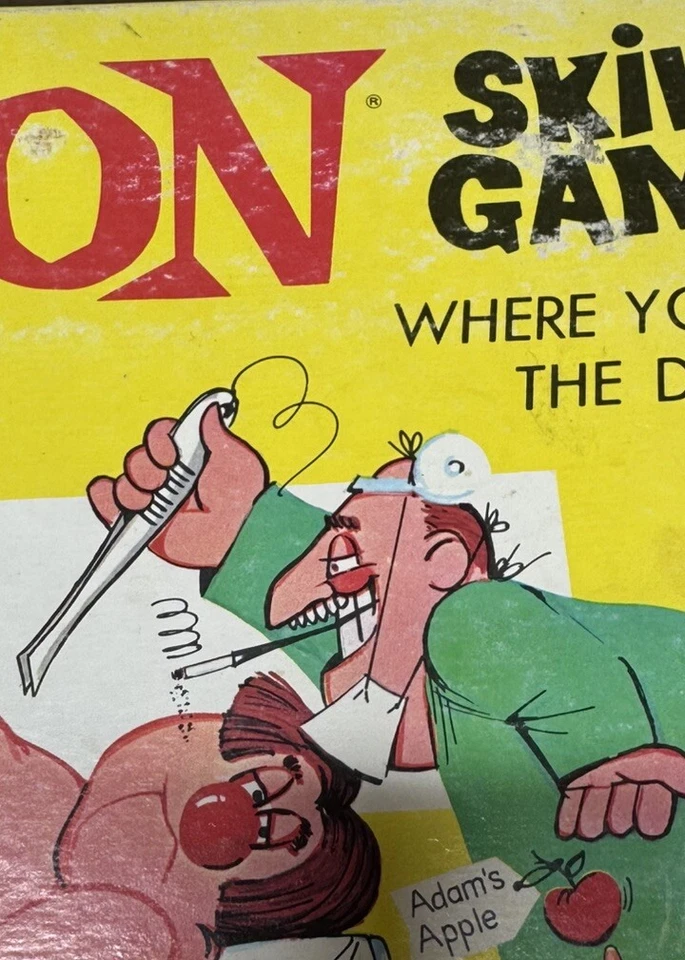 VTG Smoking Doctor Version w/ Barcode Milton Bradley Operation Game Incomplete - Image 2 of 4