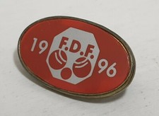 Vintage FDF Francis Drake Fellowship 1996 Bowls club pin badge Collectable