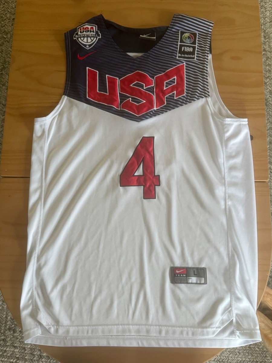 Stephen Curry Team USA 2014 Jersey Nike Size Mens Large Warriors