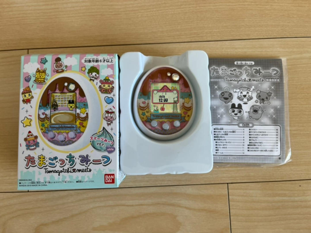 Tamagotchi Meets Sweets Meets Version White Color BANDAI Limited