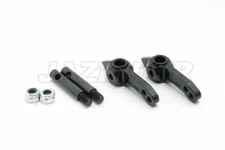 Jazrider Aluminum Front Upright Knuckle Arms (Black)For Tamiya DT02/DT03 Chassis