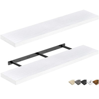 QEEIG Bathroom Shelves 48 inches Long Wall Shelf Large Extra Long 48 x 9 inch Se