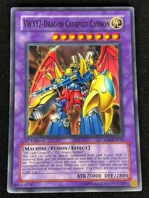 YUGIOH VWXYZ DRAGON CATAPULT CANNON EEN-EN031 1ST SUPER (NM)