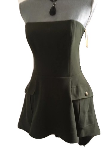 Rachel Roy Peplum military corset top/dress size 4/ $ 119 - Picture 5 of 10