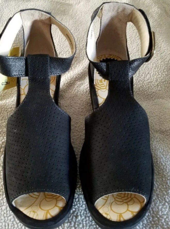 fly london perforated wedge