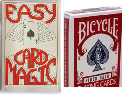31 mystifying tricks in classic book Easy Card Tricks + Bonus New Bicycle Deck!