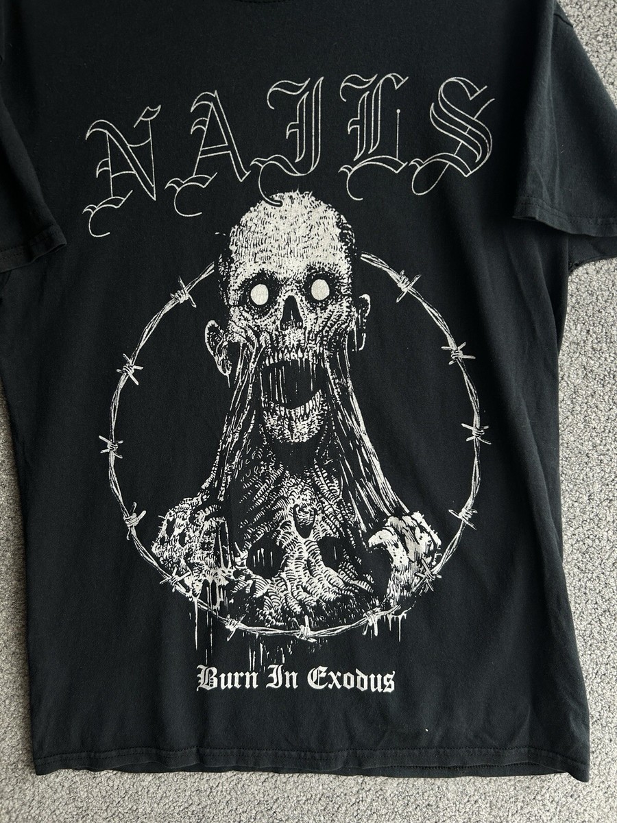 Vintage Nails Burn In Exodus T Shirt M Men's | eBay